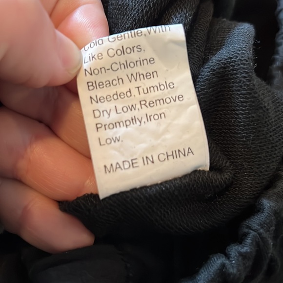 Rainbow Striped Black Joggers - Picture 6 of 8